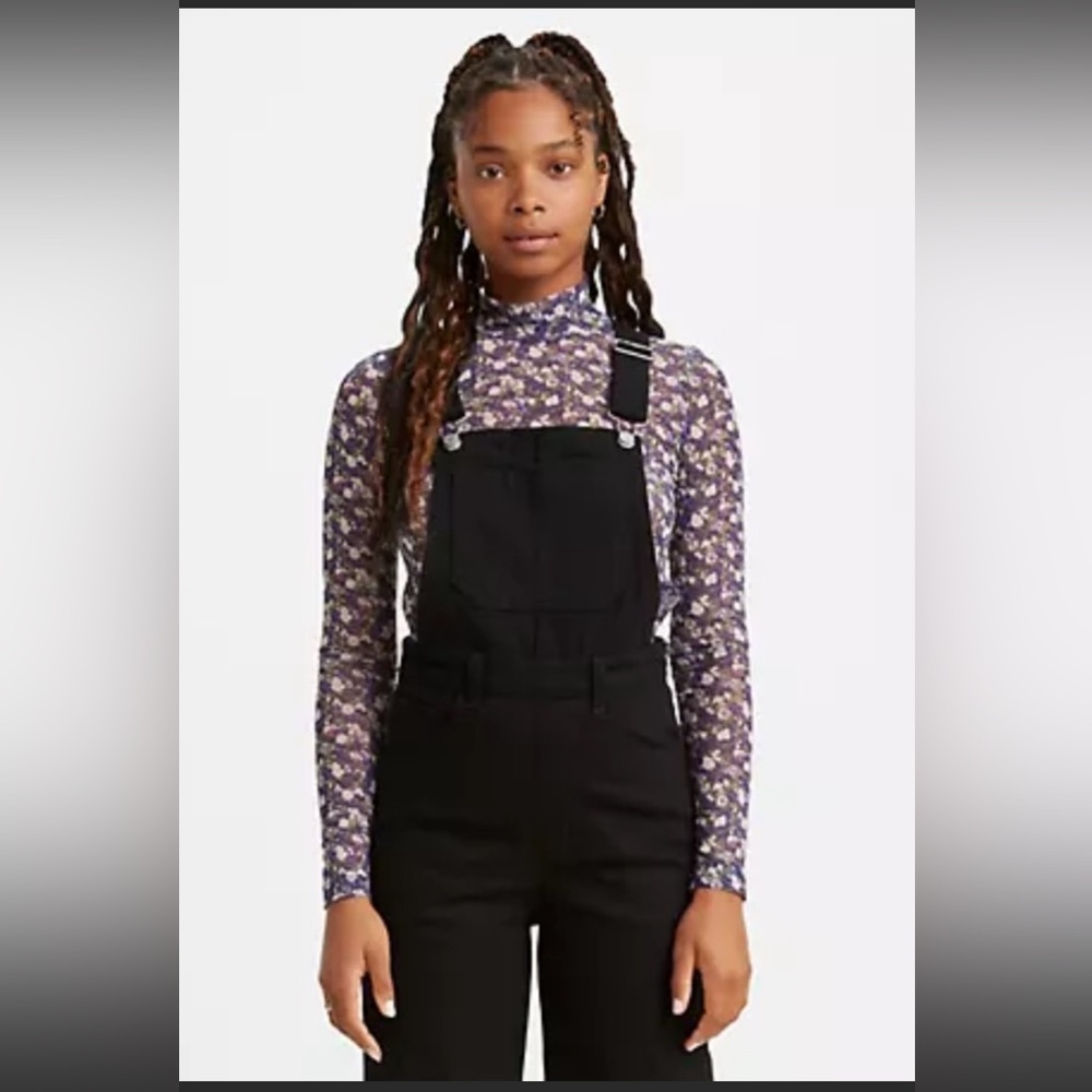 Levi’s High Waist Wide Leg Overalls
